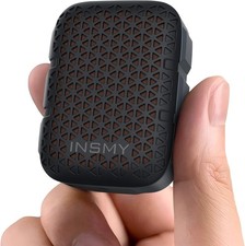 Wearable Bluetooth Speaker IP67 Waterproof Clip-On Personal Stereo ENC Black