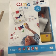 Osmo Genius Starter Kit Kids 6-10 iPad Games Math Spelling Drawing Puzzle Physic