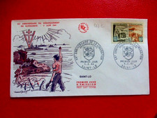FDC  1er jour : 1964  XXe  Anniversaire de la libération  ( SAINT - LO )