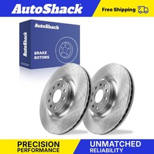 Front Brake Rotors Pair for Audi Q3 S3 VW Tiguan CC GTI Passat Golf R Golf