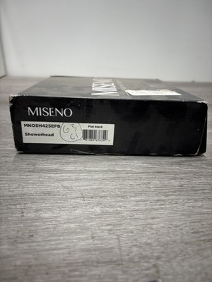 Miseno MNOSH425EFB 1.8 GPM Single Function Rain Shower Head - Black