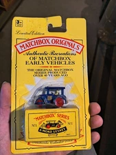 1992 Matchbox Original Limited Edition #1 Aveling Barford Road Roller NOC ~ T520