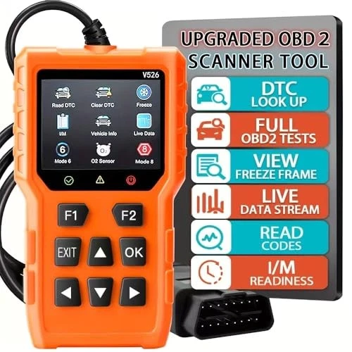 OBD2 Scanner Diagnostic Tool - Quickly Erase Engine Light Fault Code Scanner 