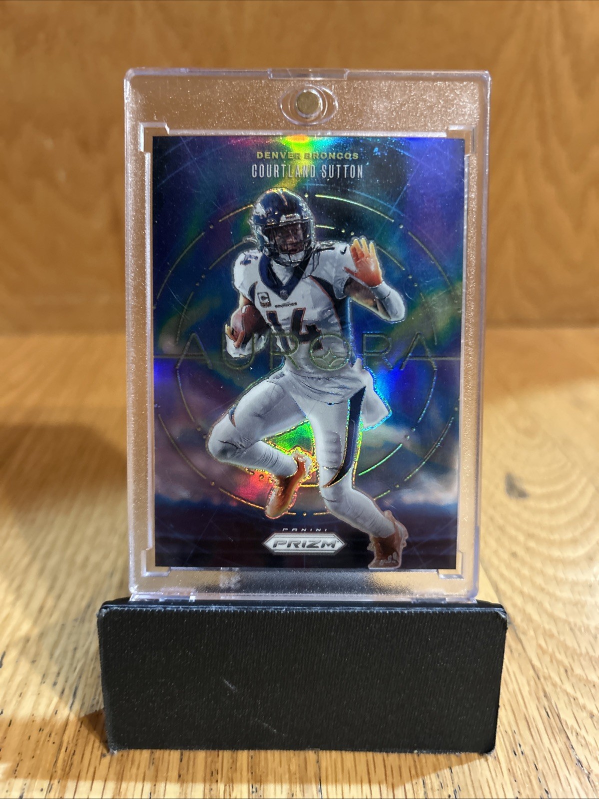 2024 Panini Prizm Courtland Sutton Denver Broncos Aurora Case Hit SSP #3