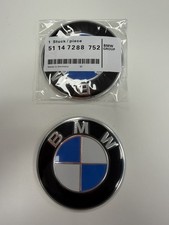 Brand New Genuine BMW OEM Bonnet/Boot Emblem Badge 82MM Diameter 51147288752