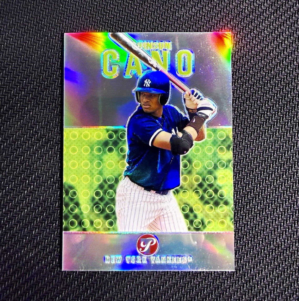 Topps 2003 Pristine Robinson Cano RC Uncirculated Refractor /1599 #179 Yankees