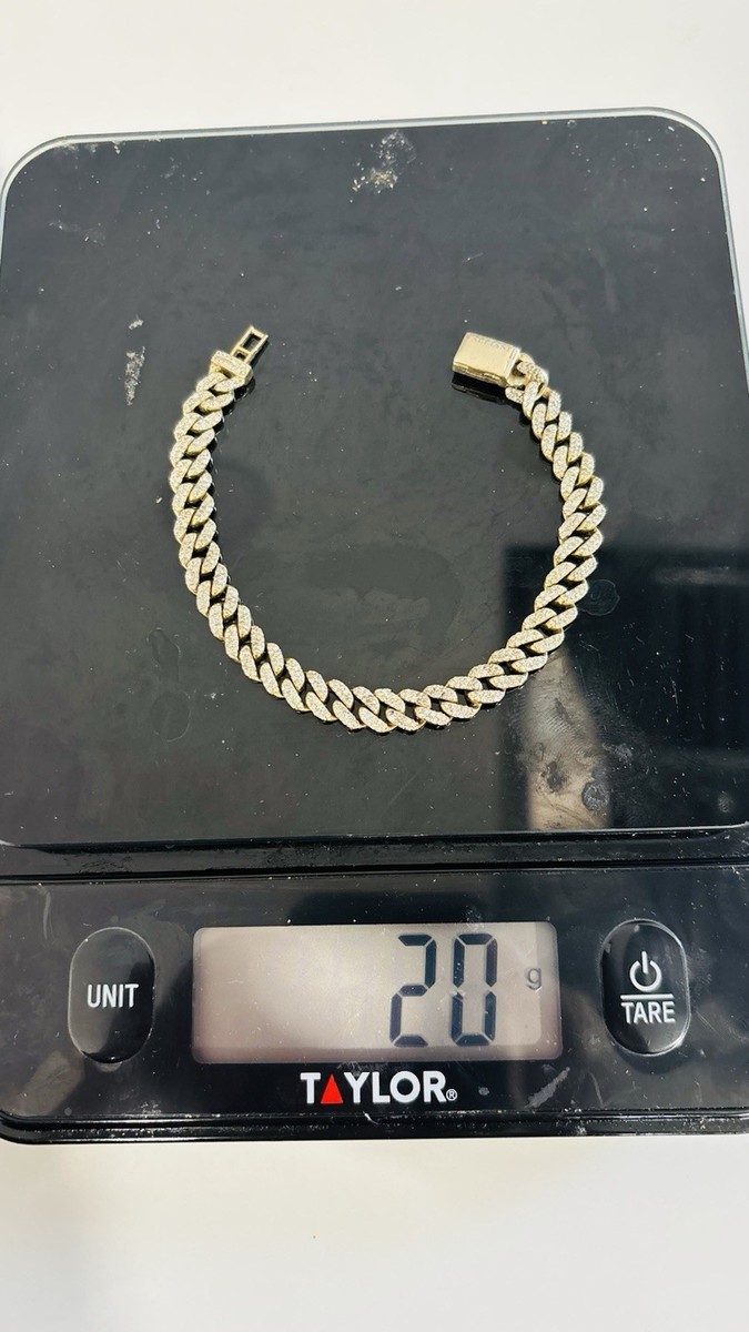 10k  Cuban Link fully bust down bracelet View 5