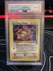 2000 Pokemon Promo Black Star Pokemon League #18 Team Rockets Meowth PSA 10