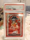 2024 Zenith Bo Nix Rc Z Marquee Red 32/49 PSA 10