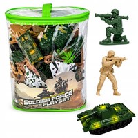 [Paczb] Soldaten MilitäRbasis GroßEs Set Mit 400 Teilen Z3368