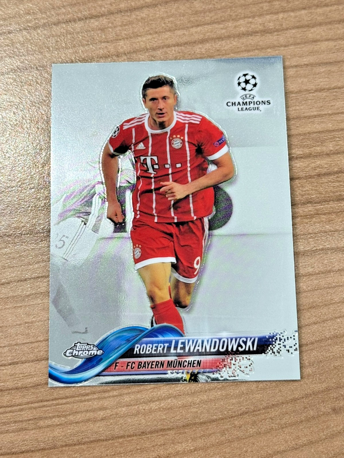 2017-18 Topps Chrome UCL Robert Lewandowski Poland Bayern Munich