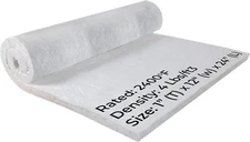 Ceramic Fiber Blanket - 2400F - High Temp Insulation Blanket - 1" x 12" x 24"