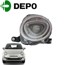 Kit Fari Proiettori Anteriori Dx Sx Fiat Nuova 500 20015 C/motore ---> - Miniatura 1