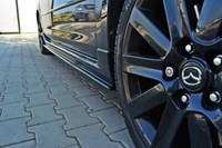 Maxton Design Seitenschweller Ansatz (Paar) Passend FüR Mazda 3 MPS Mk1 Schwarz