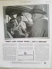 1952 Liberty Mutual Insurance don't just stand there get a doctor ad