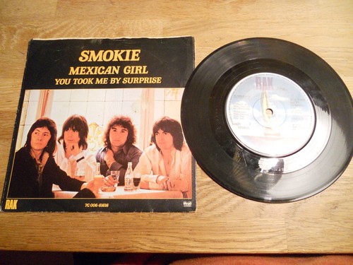 SMOKIE MEXICAN GIRL / YOU TOOK ME BY SURPRISE 1978 NCB SWEDISH 7" RAK Records - Picture 2 of 2