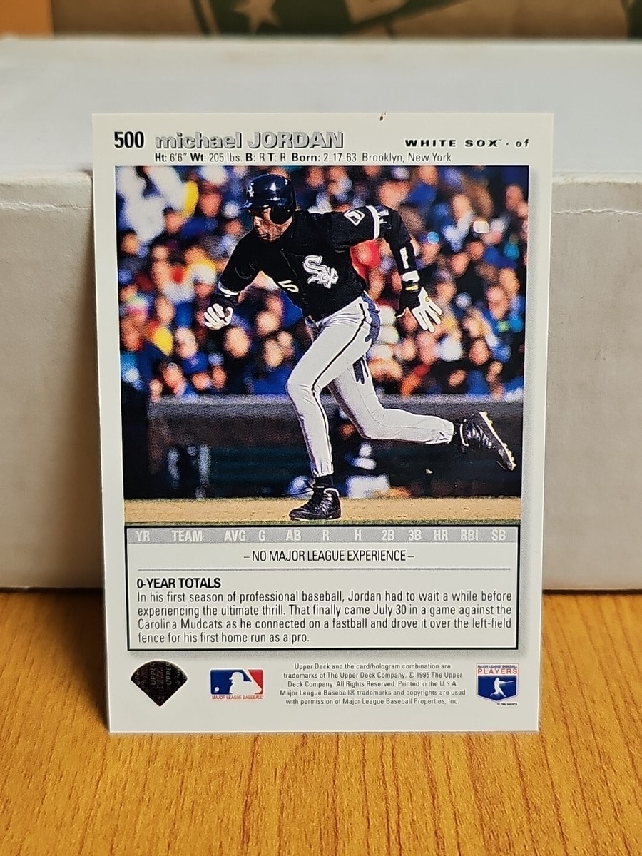 Michael Jordan 1995 Upper Deck Baseball Collectors Choice #500