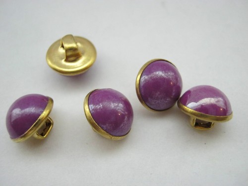 10 botones de perlas de vástago de 10 mm (3/8") vástago de metal imitación perla seta botón de costura - Imagen 13 de 18