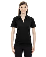 North End 78632 Ladies Short Sleeve Recycled Polyester Performance Pique Polo