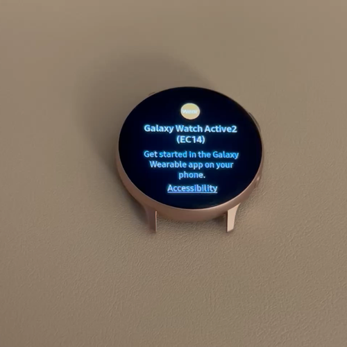 Samsung Galaxy Active2 44 mm GPS Only Rose Gold Smartwatch - Good Condition - Film 1 z 1