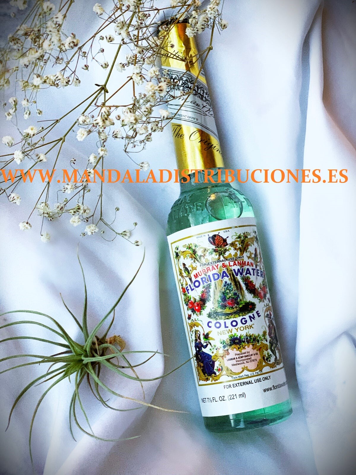 COLONIA AGUA DE FLORIDA MURRAY & LANMAN 221ML NEW YORK PERU AMERICANA VERDE