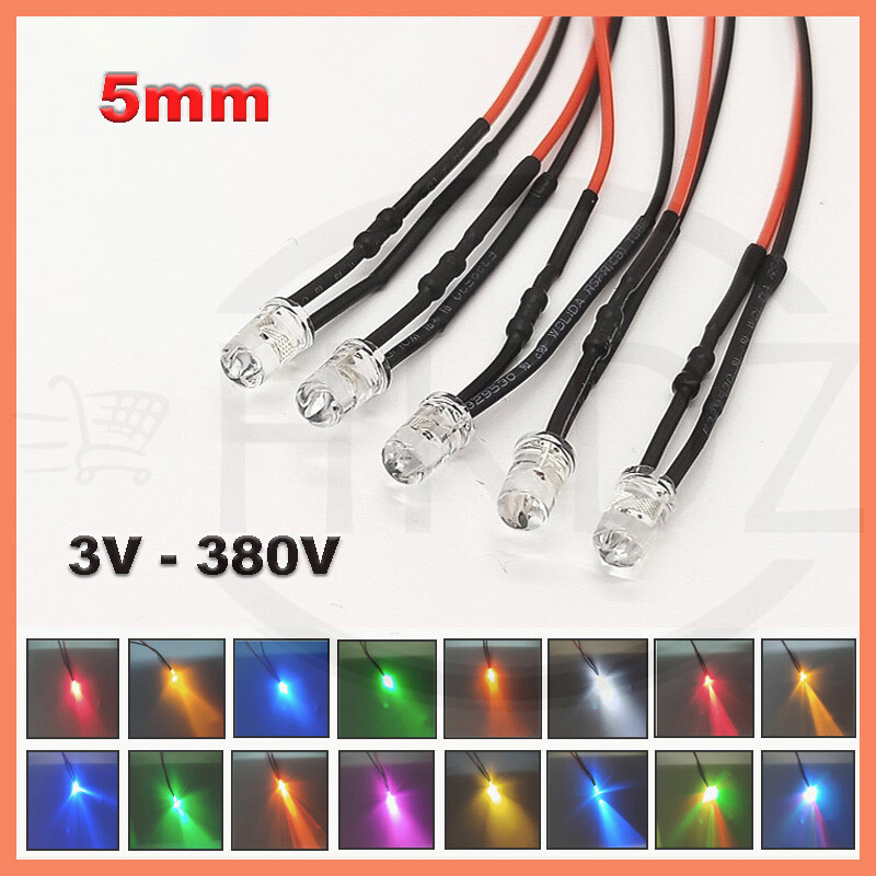 24V Linear Actuators 6v Led Bulb 5mm 6v Pre-Wired Yellow/Gold LED ...