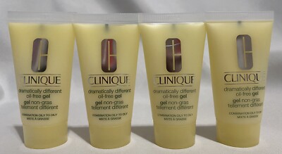 Lot of 4 Clinique Dramatically Different Oil Free Gel 30ml Each ( Total 120ml )