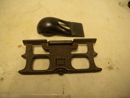 Antique ATKINS & Co. RAKER GAUGE TIMBER FRAMER CROSS CUT SAW TOOL PAT 1874