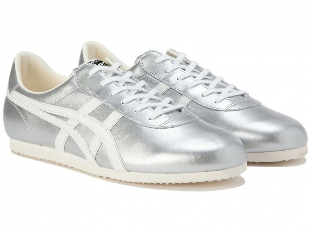 Asics Onitsuka Tiger TAI CHI NM 1183A913 PURE SILVER WHITE With shoes bag