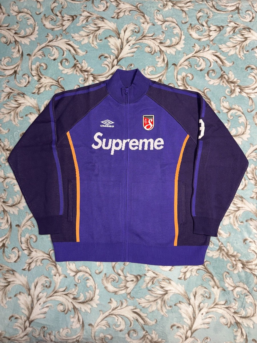 新品未使用 Supreme Umbro Zip Up Sweater 紫 XL SUPREME UMBRO ZIP UP SWEATER (XL) (PURPLE) SS25 UMBRO KNIT