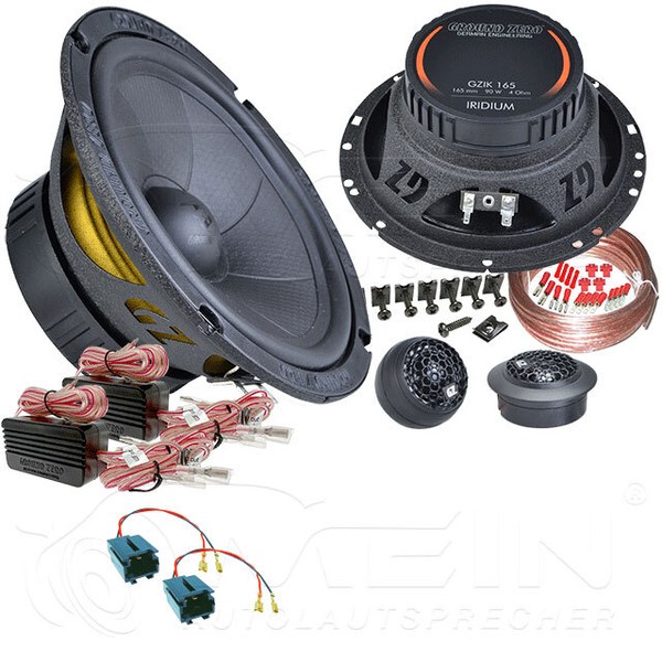 Ground Zero Lautsprecher FüR Citroen Xantia 1993-2001 Front Vorn TüR 150W #Ajno-image