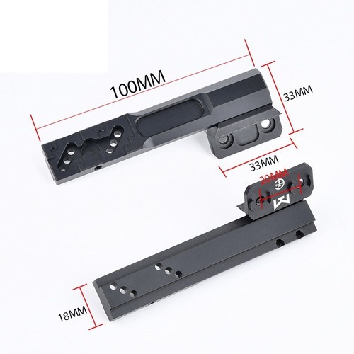 Picatinny Rail Weapon Light Offset Mount for Surefire M300 M600 Scout Flashlight - Picture 22 of 30