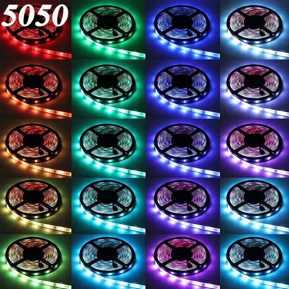20M 10M 5050 LED Strip Lights RGB Bluetooth Music Christmas TV BACK Home Deco - Image 2 of 4