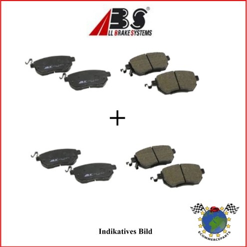 Radlager Hinten Frankberg Radnabe Radlagersatz Hinterachse Mit ABS-Ring – Für VW Audi Seat Skoda Modelle VW Audi Radnabe Kompatibel
