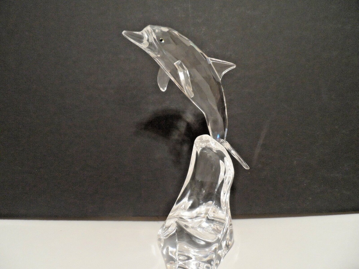 Swarovski Silver Crystal Maxi Dolphin 7644NR000004 mint in box W