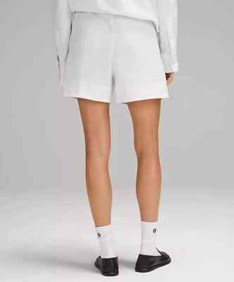 Lululemon Size M Cotton-Blend Poplin High-Rise Short 4