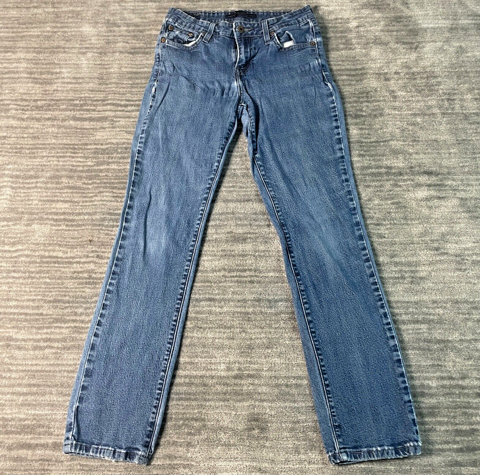 Levi's Jeans Size 4M Womens Mid Rise Skinny The Original Medium Wash Blue Denim