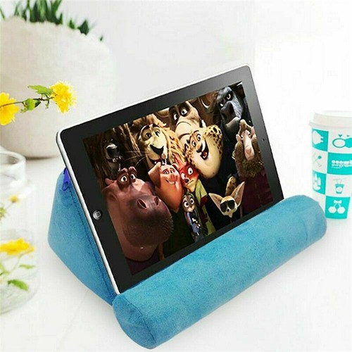 Tablet Kissenhalter Ständer Schaumstoff Buchstütze Lesebett Stützkissen für iPad - Photo 5/13