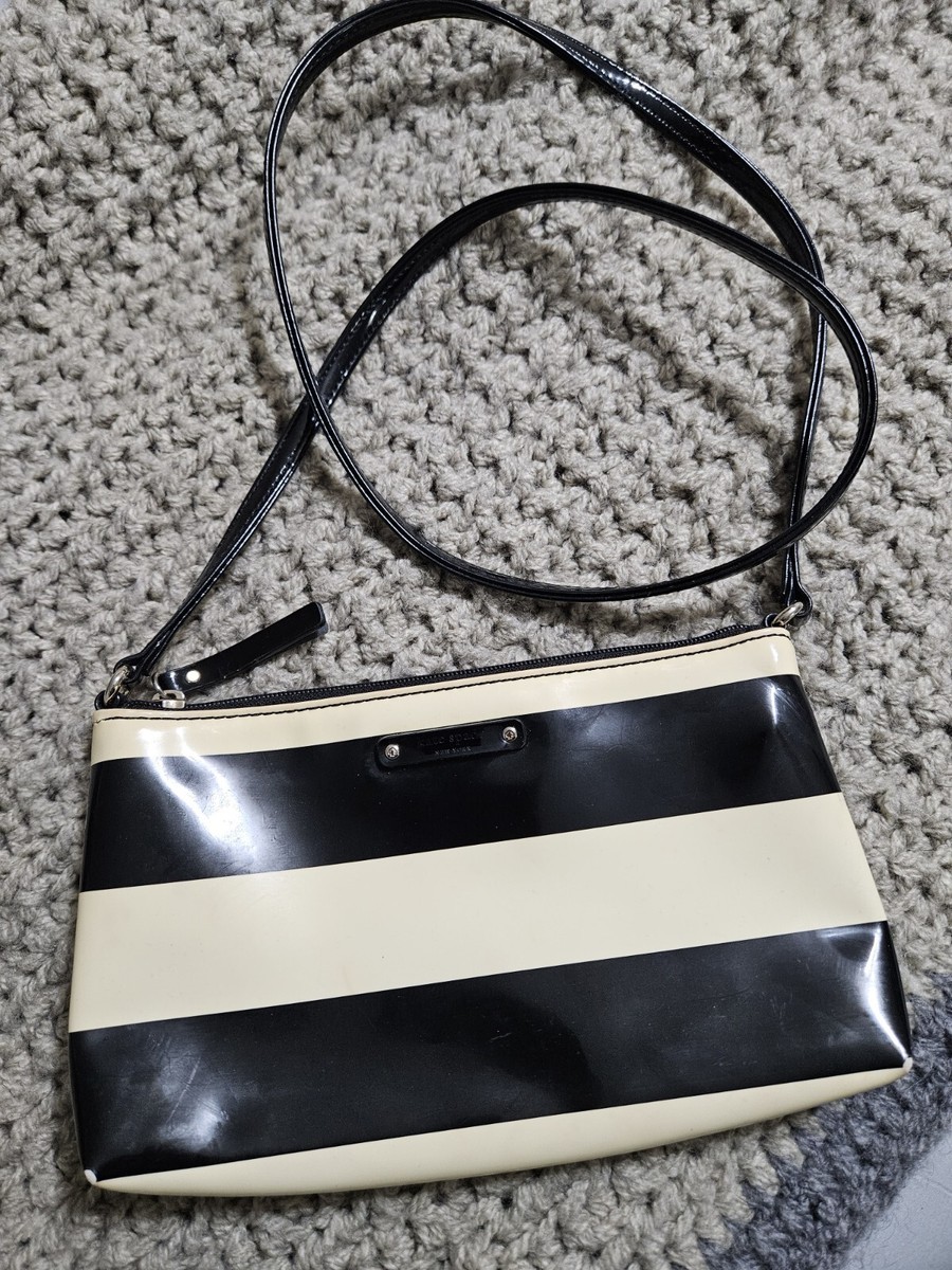kate spade Cream Leather Crossbody with Striped Adjustable Strap kate spade new york Dakota Smooth Leather Small Crossbody  main image 2