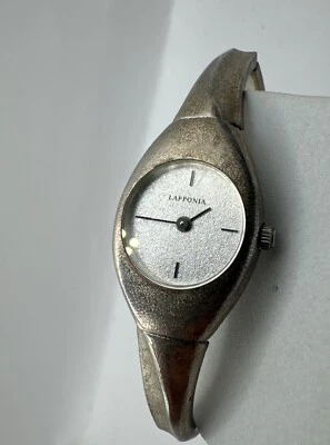 Lapponia Uhr, Damen 925er Silber "Kitty Hawk" , Top Zustand Vintage - Bild 1 von 4