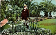 A K Smiley in his Palm Tree Grounds in Redlands California. B23.