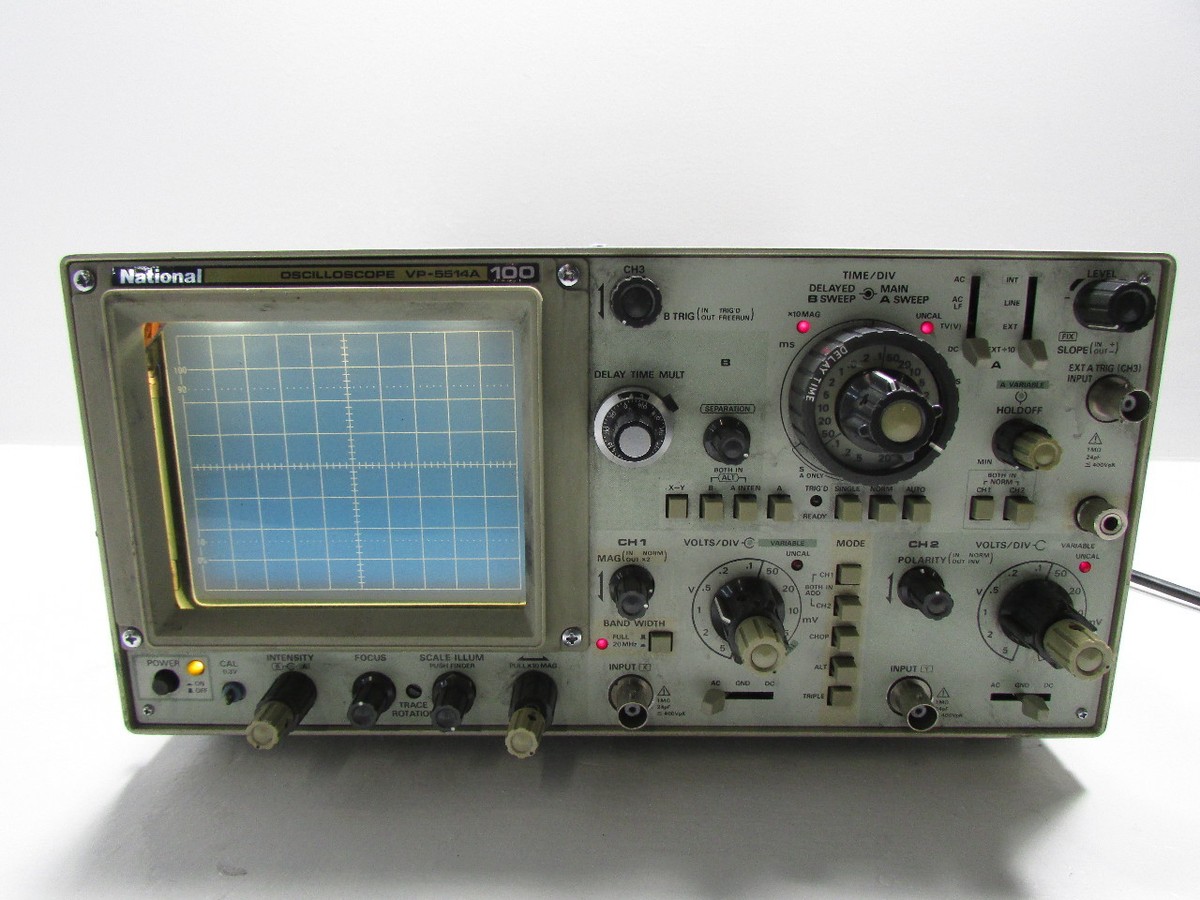 MATSUSHITA NATIONAL VP-5514A 100 MHz OSCILLOSCOPE | eBay MATSUSHITA NATIONAL VP-5514A 100 MHz OSCILLOSCOPE | eBay