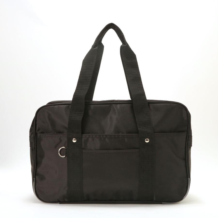 Japanese School Boston Bag Unisex A.O.T3387 Black/Black
