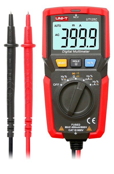 UT125C Multimeter Digital Pocketsize StrommessgeräT Ac/Dc Durchgang Diodentest-image