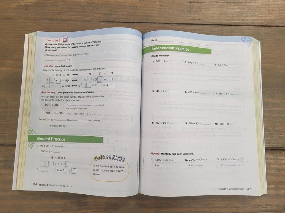 NEW -McGraw Hill My Math Student Workbooks Vol 1 & 2 Grade 5 Published 2019 (WV) - Image 3 of 4