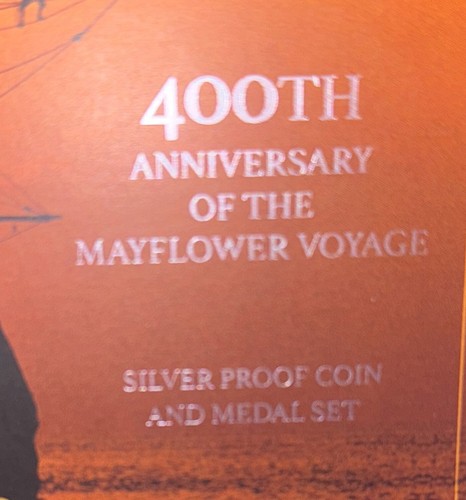 2020 UK/USA Commemorative Coins: 400th Anniversary of the Mayflower COBM-4077 - Picture 5 of 23
