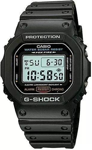 Casio G Shock watch DW 5600E 1 First Type FOX FIRE Standard Basic