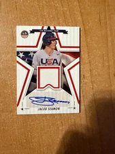 2025 Panini Stars & Stripes - Jacob Seamon - 15U Team USA Auto Relic