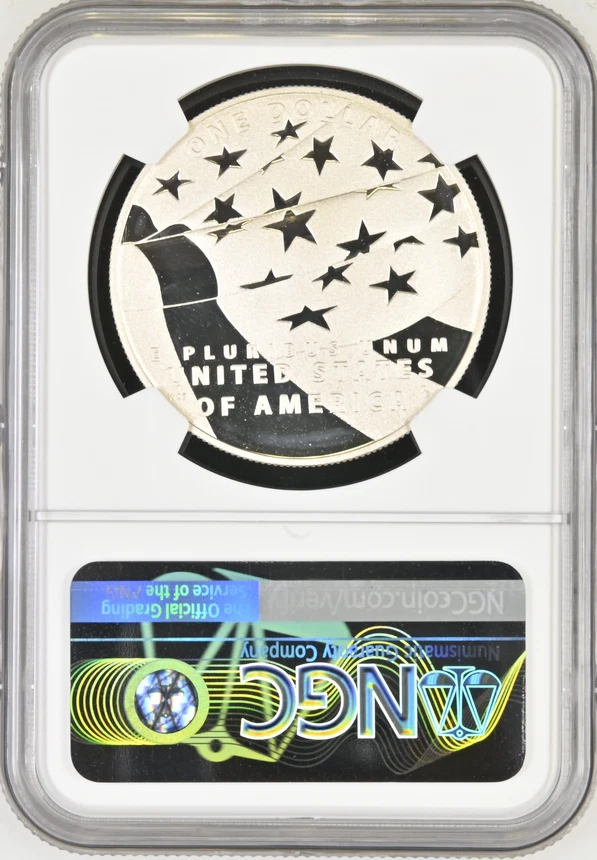 :2012-P S$ Star Spangled Banner Commemorative Dollar NGC PF69UCAM Rarity R3 - Image 2 of 2