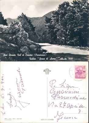 SAN DONATO VAL COMINO 1950s BEAUTIFUL VIEW OF THE LOCALITY OF LAZIO-65240